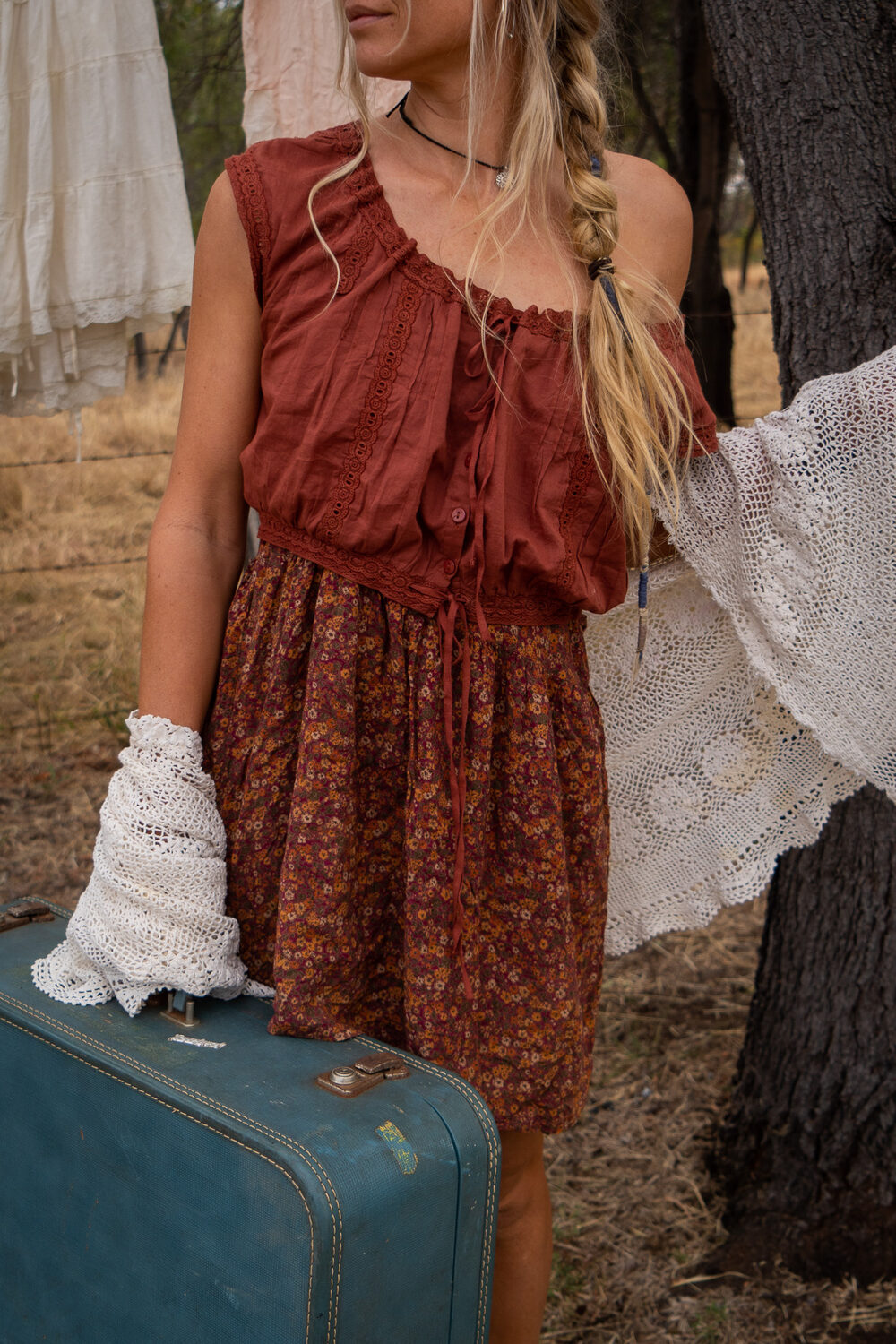 Delilah Blouse - Terracotta