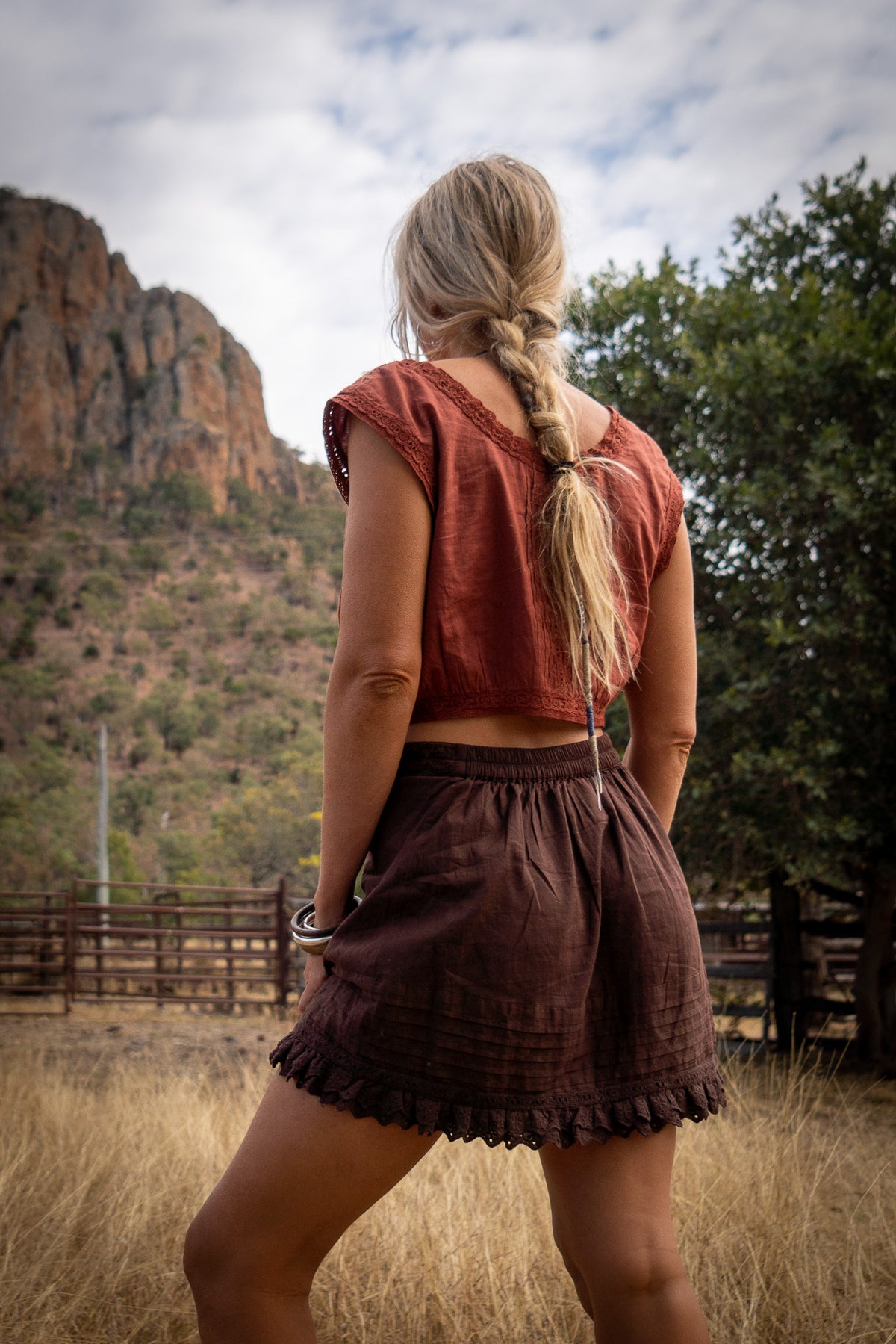Delilah Blouse - Terracotta