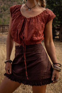 Delilah Blouse - Terracotta