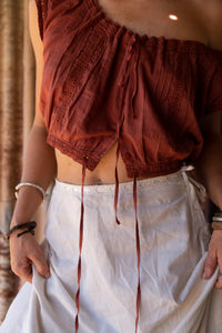 Delilah Blouse - Terracotta