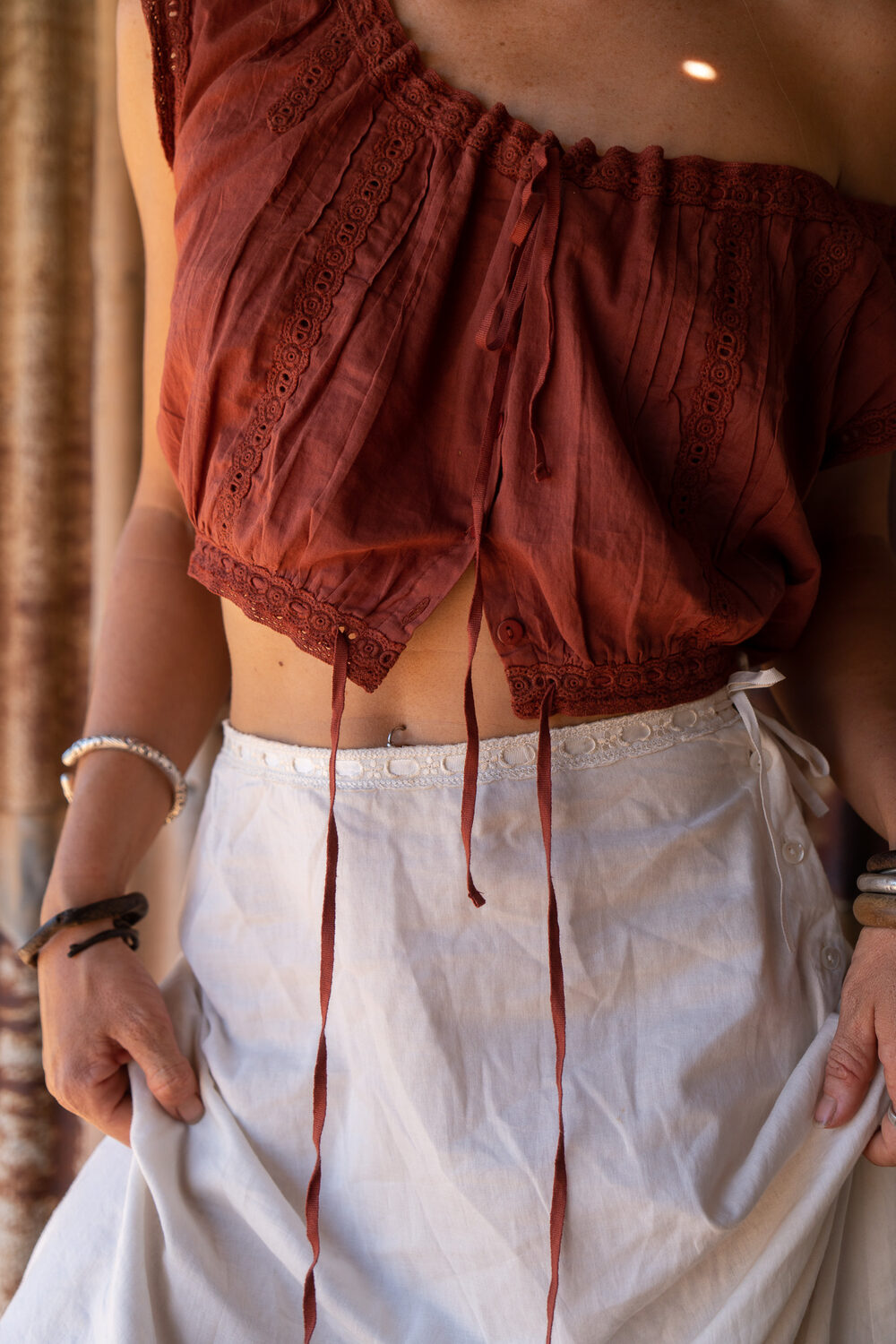 Delilah Blouse - Terracotta