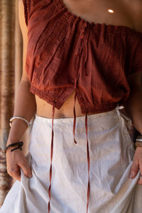 Delilah Blouse - Terracotta