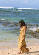 Olive Maxi Dress - The Silk Co Byron Bay