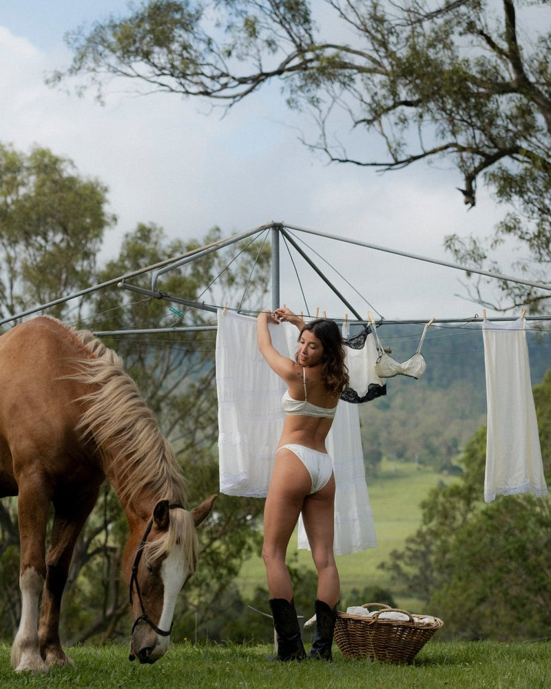 Clementine Bralette - The Silk Co Byron Bay