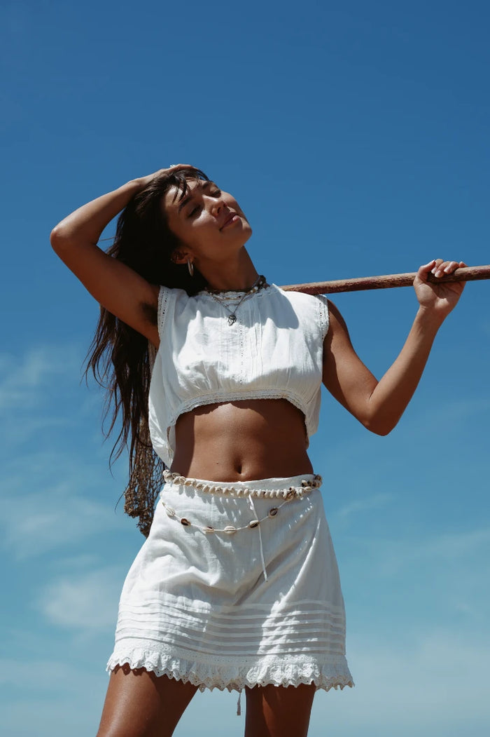 The Sasha Mini & Delilah Set in White