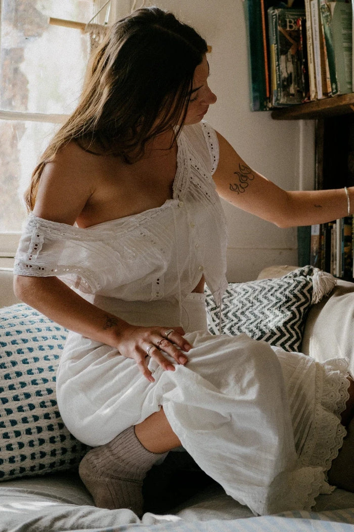 The Delilah & Sasha Maxi Set in White