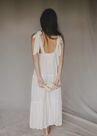 Olive Maxi Dress - The Silk Co Byron Bay
