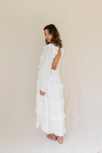 Valentina open back maxi dress - The Silk Co Byron Bay