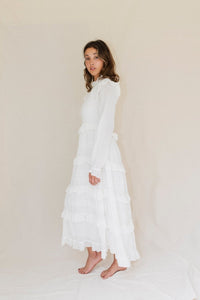 Valentina open back maxi dress - The Silk Co Byron Bay
