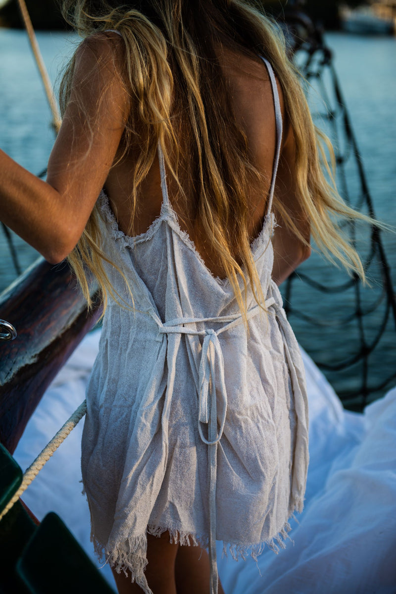 Lyla Mini Dress - The Silk Co Byron Bay