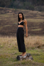 Riley High Waisted Flared Pants - The Silk Co Byron Bay