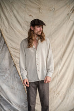 Jonesy Shirt - Ivory - The Silk Co Byron Bay